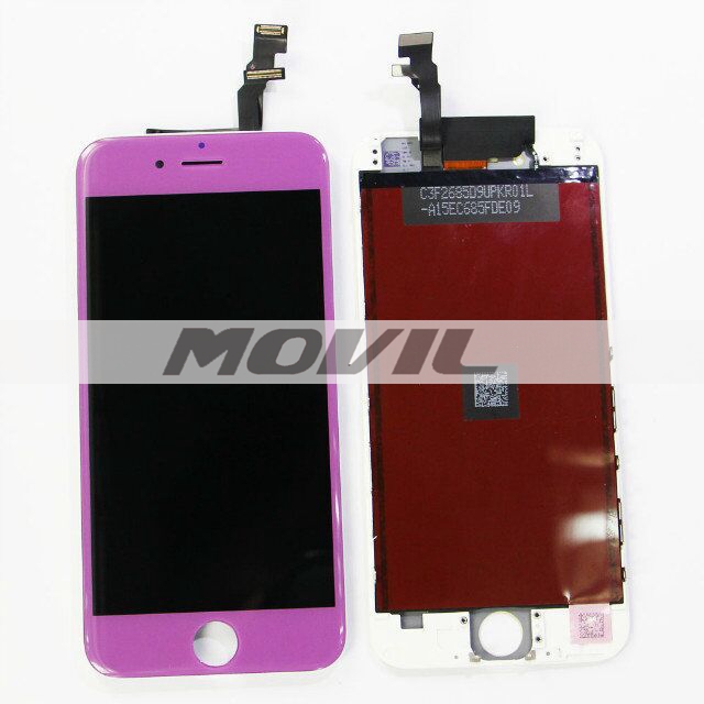 For iPhone 6 LCD display with touch screen digitizer assembly colorful purple